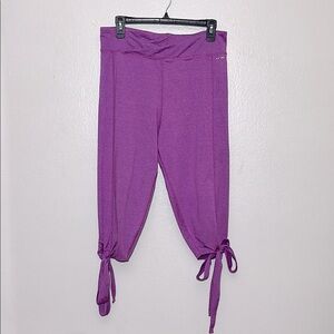 XOXO Sport Purple Leggings